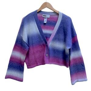 Beach Riot Judith Royal Rouge Cropped Cardigan Sweater Size XS